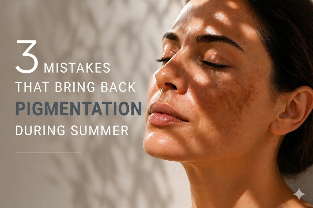 3 mistakes that bring pigment back during summer